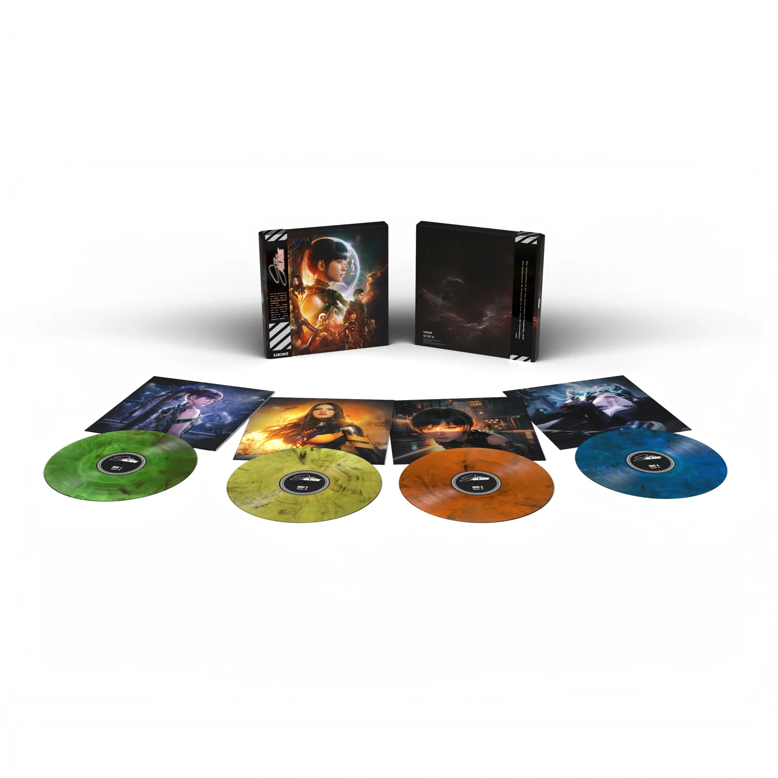 Stellar Blade Exclusive Edition X4LP Boxset — full set laid out